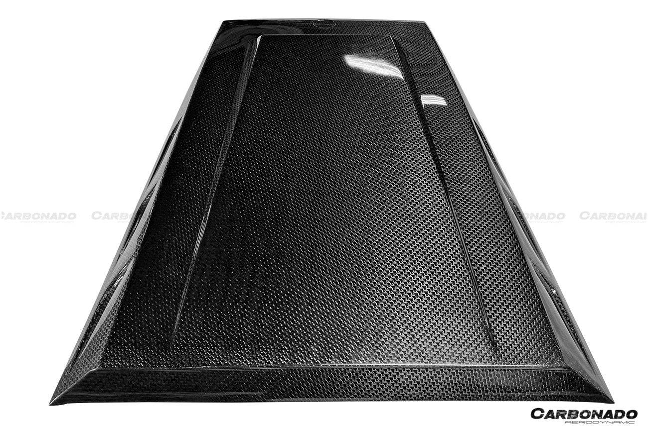 Entrada de aire de capó de fibra de carbono estilo autoclave para Mercedes Benz W463 G Wagon Carbonado 2003-2018