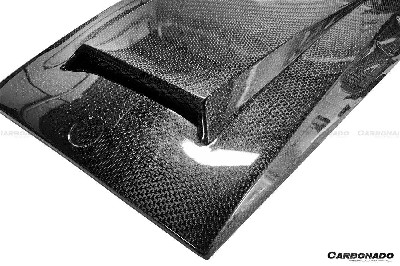 Entrada de aire de capó de fibra de carbono estilo autoclave para Mercedes Benz W463 G Wagon Carbonado 2003-2018