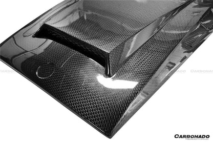 Entrada de aire de capó de fibra de carbono estilo autoclave para Mercedes Benz W463 G Wagon Carbonado 2003-2018