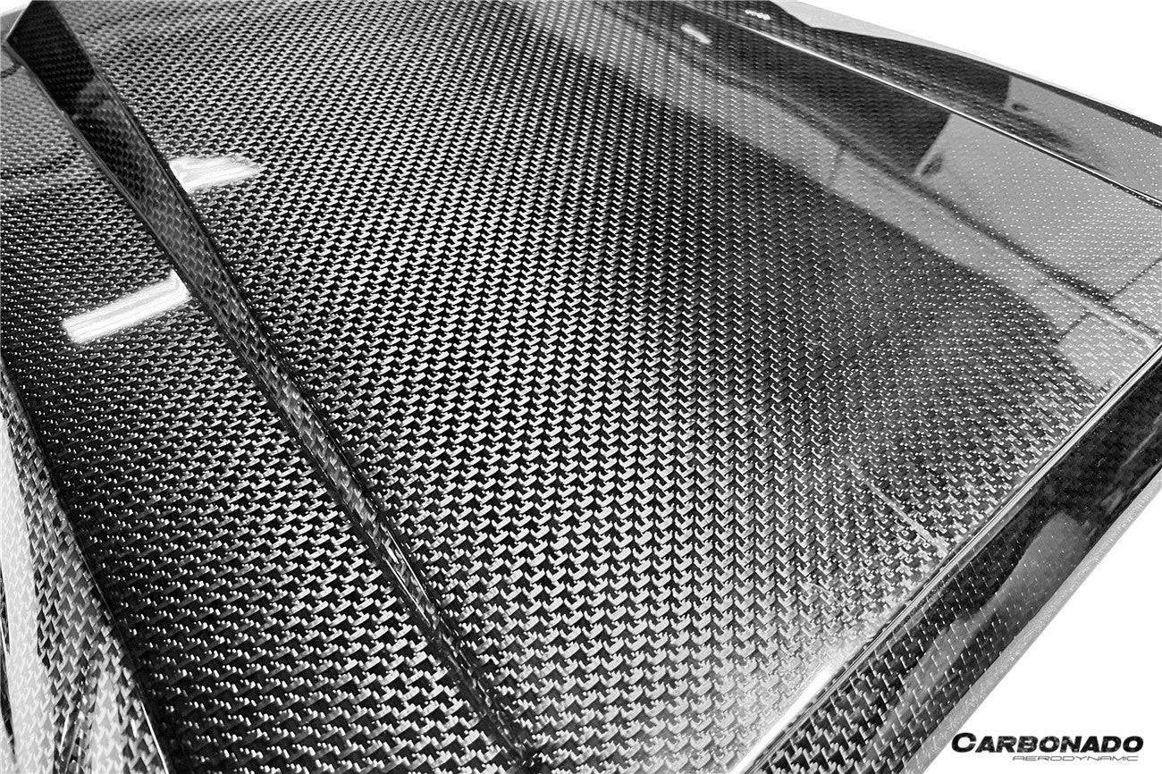 Entrada de aire de capó de fibra de carbono estilo autoclave para Mercedes Benz W463 G Wagon Carbonado 2003-2018