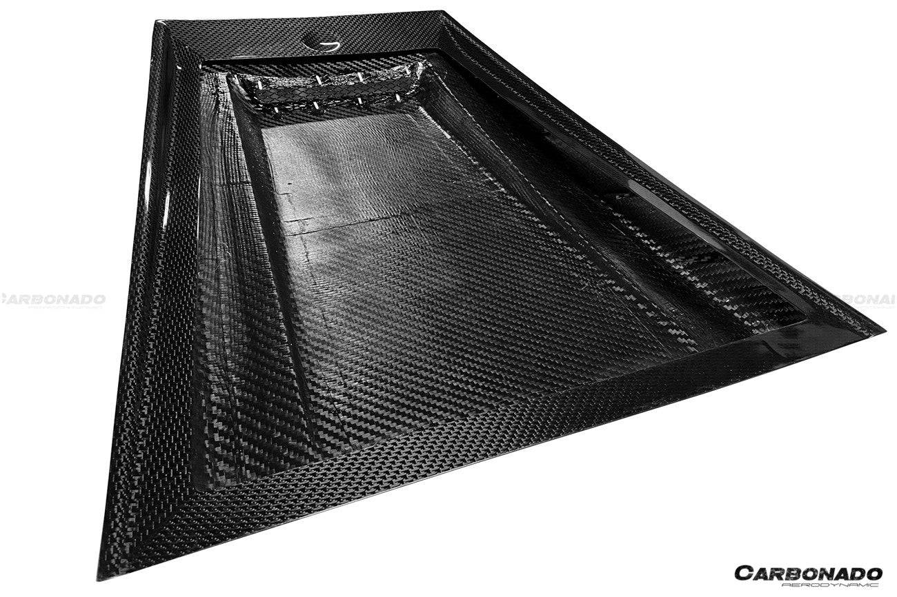 Entrada de aire de capó de fibra de carbono estilo autoclave para Mercedes Benz W463 G Wagon Carbonado 2003-2018