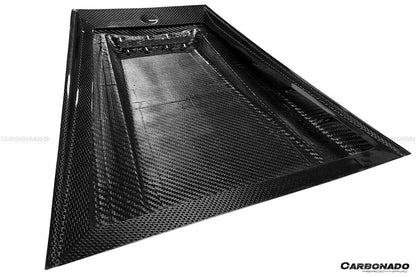 Entrada de aire de capó de fibra de carbono estilo autoclave para Mercedes Benz W463 G Wagon Carbonado 2003-2018