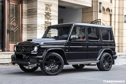Entrada de aire de capó de fibra de carbono estilo autoclave para Mercedes Benz W463 G Wagon Carbonado 2003-2018