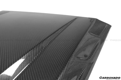 Entrada de aire de capó de fibra de carbono estilo autoclave para Mercedes Benz W463 G Wagon Carbonado 2003-2018