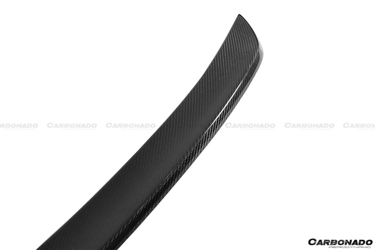 Carbonado 2008-2014 Mercedes Benz W204 C-Class C63 AMG Sedan VS Style Carbon Fiber Trunk Spoiler
