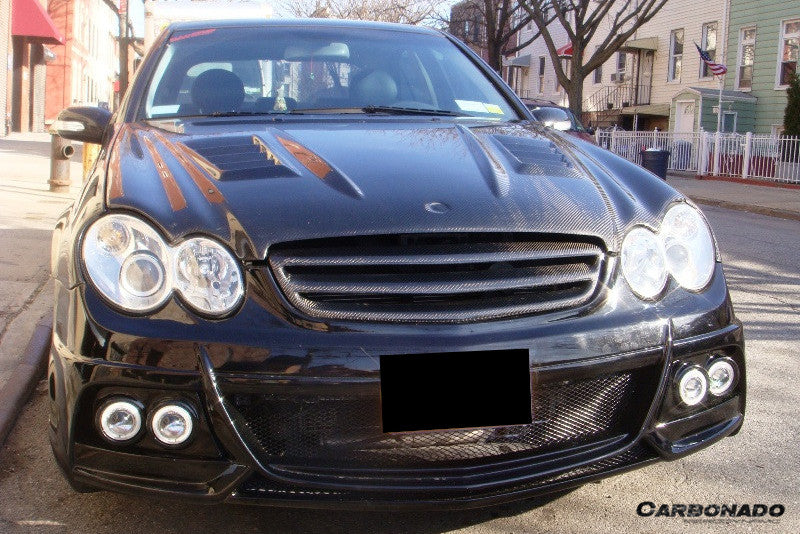 Luz LED para parachoques delantero estilo Carbonado Mercedes Benz W203 C55 AMG WI (2005-2007)