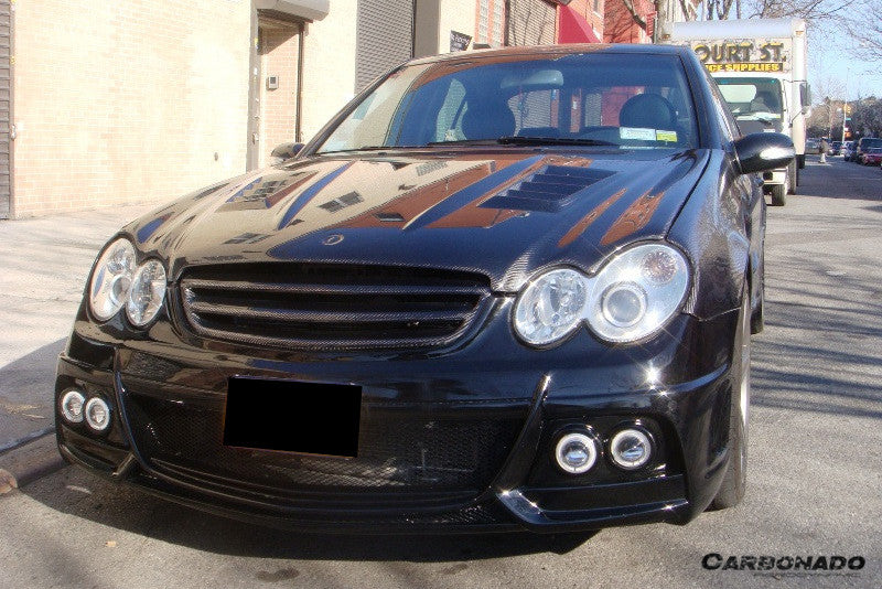 Luz LED para parachoques delantero estilo Carbonado Mercedes Benz W203 C55 AMG WI (2005-2007)