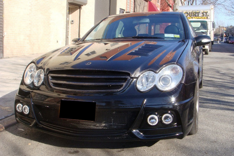 Luz LED para parachoques delantero estilo Carbonado Mercedes Benz W203 C55 AMG WI (2005-2007)