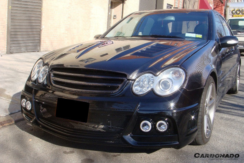 Luz LED para parachoques delantero estilo Carbonado Mercedes Benz W203 C55 AMG WI (2005-2007)