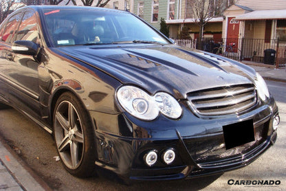 Luz LED para parachoques delantero estilo Carbonado Mercedes Benz W203 C55 AMG WI (2005-2007)