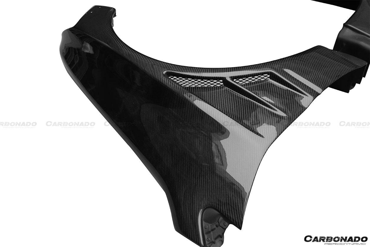 Carbonado D1 Style Carbon Fiber Fender | 2003-2006 Mitsubishi Evo 7/8/9