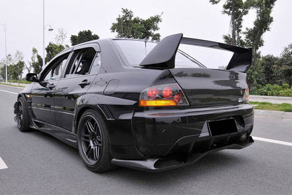 Carbonado JDM Style Rear Bumper | 2003-2006 Mitsubishi Evo 7/8/9 - 1