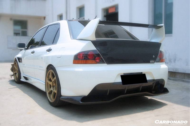 Carbonado JDM Style Rear Bumper | 2003-2006 Mitsubishi Evo 7/8/9 - 3