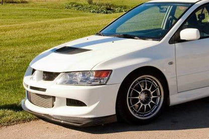 Borde delantero de fibra de carbono estilo Mitsubishi Evo 7 8 9 TS Carbonado 2003-2006