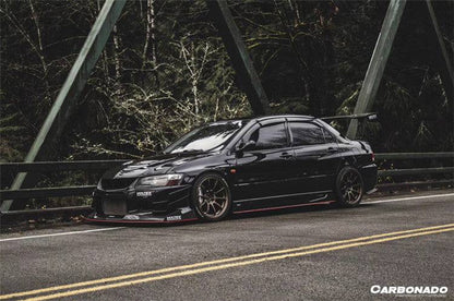 Carbonado VTC Style Front Bumper | 2003-2006 Mitsubishi Evo 7/8/9