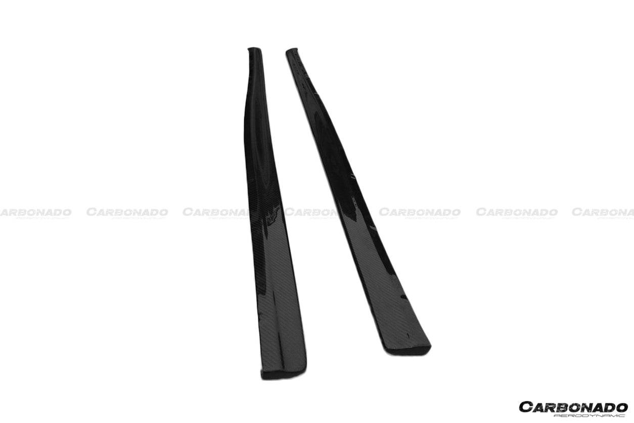 Carbonado RX Style Carbon Fiber Side Skirts | 2003-2006 Mitsubishi Evo 7/8/9