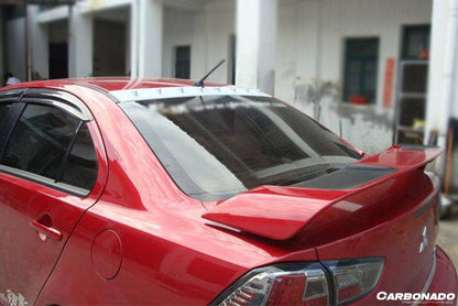 Alerón de techo de fibra de carbono estilo BS para Mitsubishi Lancer Evolution 10 (2008-2016)