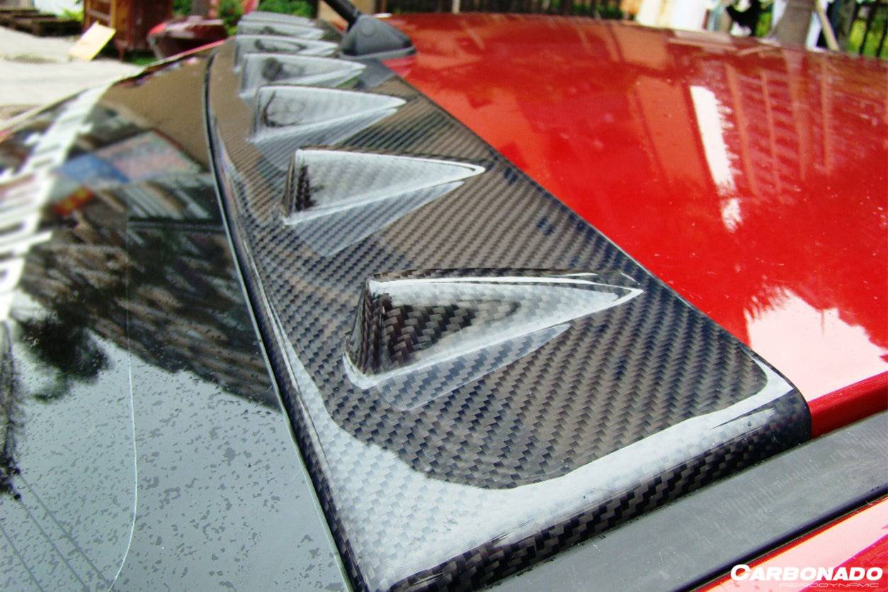 Alerón de techo de fibra de carbono estilo BS para Mitsubishi Lancer Evolution 10 (2008-2016)