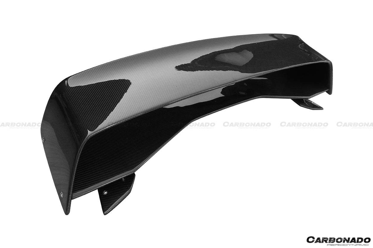 Alerón de maletero de fibra de carbono estilo Mitsubishi Evo 10 VTX Carbonado 2008-2016