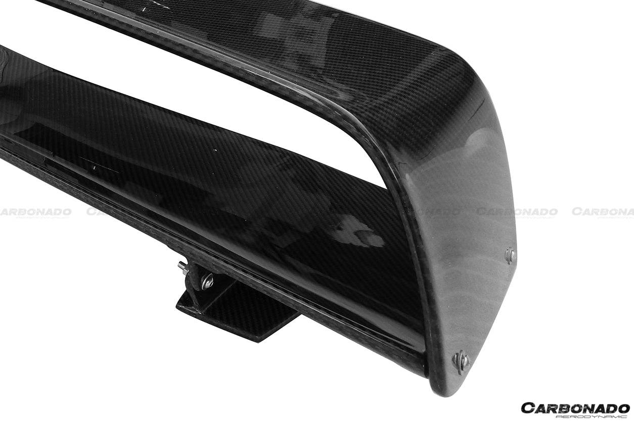 Alerón de maletero de fibra de carbono estilo Mitsubishi Evo 10 VTX Carbonado 2008-2016