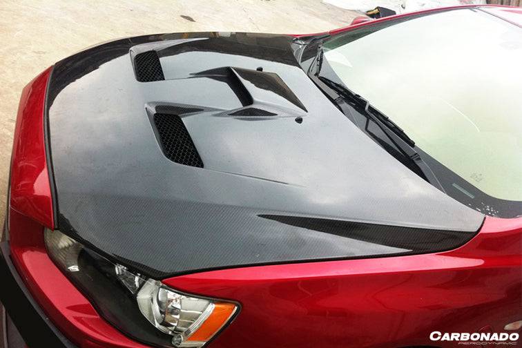Capó de fibra de carbono estilo Mitsubishi Evolution 10 BS (2008-2016)