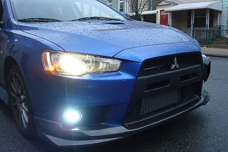 Carbonado 2008-2016 Mitsubishi Evolution10 BS Style Carbon Fiber Front Lip