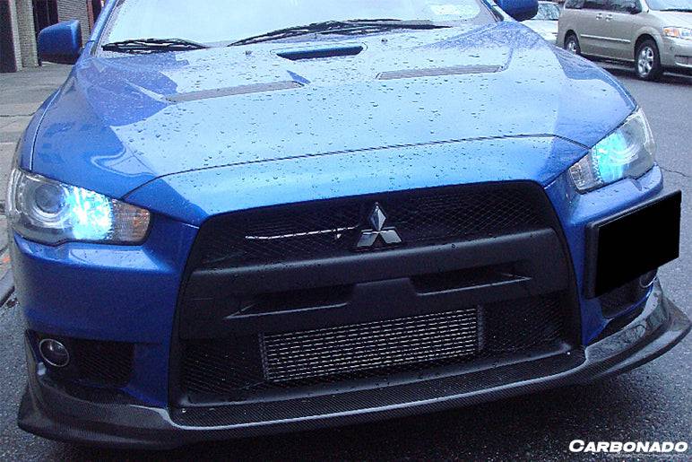 Carbonado 2008-2016 Mitsubishi Evolution10 BS Style Carbon Fiber Front Lip