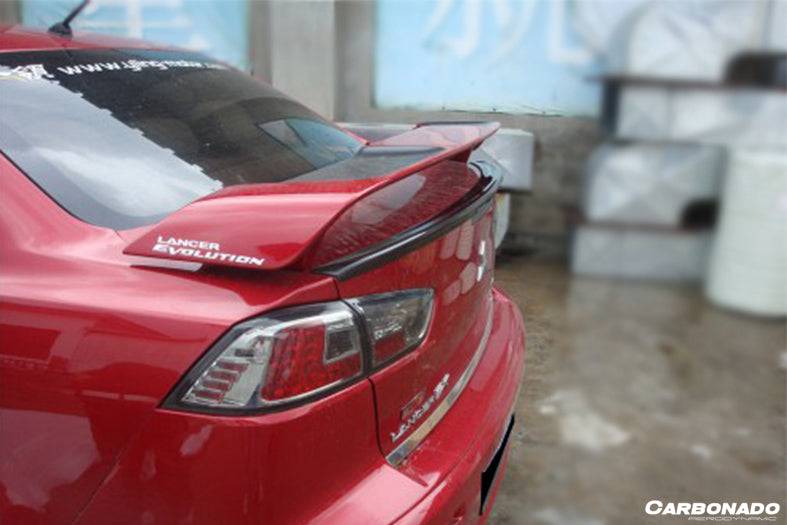 Carbonado 2008-2016 Mitsubishi Lancer Evolution10 BS Style Carbon Fiber Trunk Spoiler