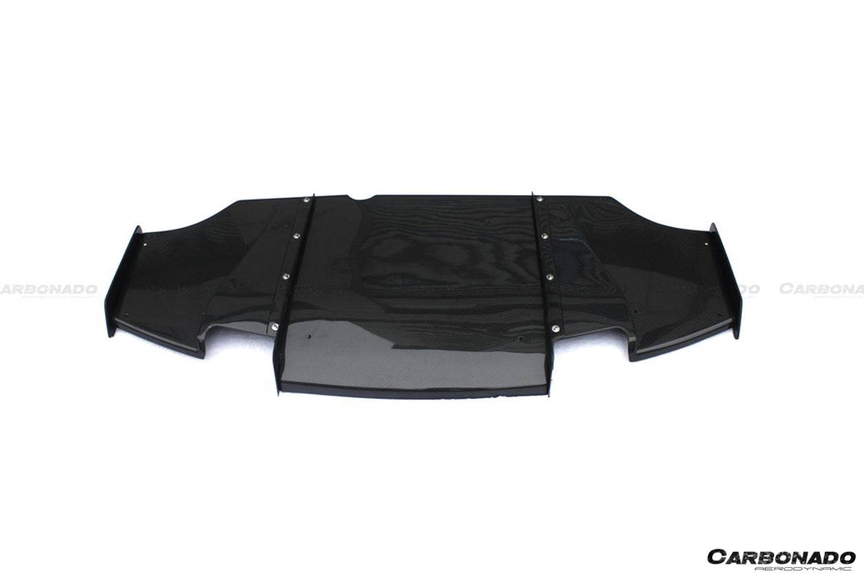 Carbonado 2008-2016 Mitsubishi Evolution EVO10 VRS Style Carbon Fiber Rear Diffuser