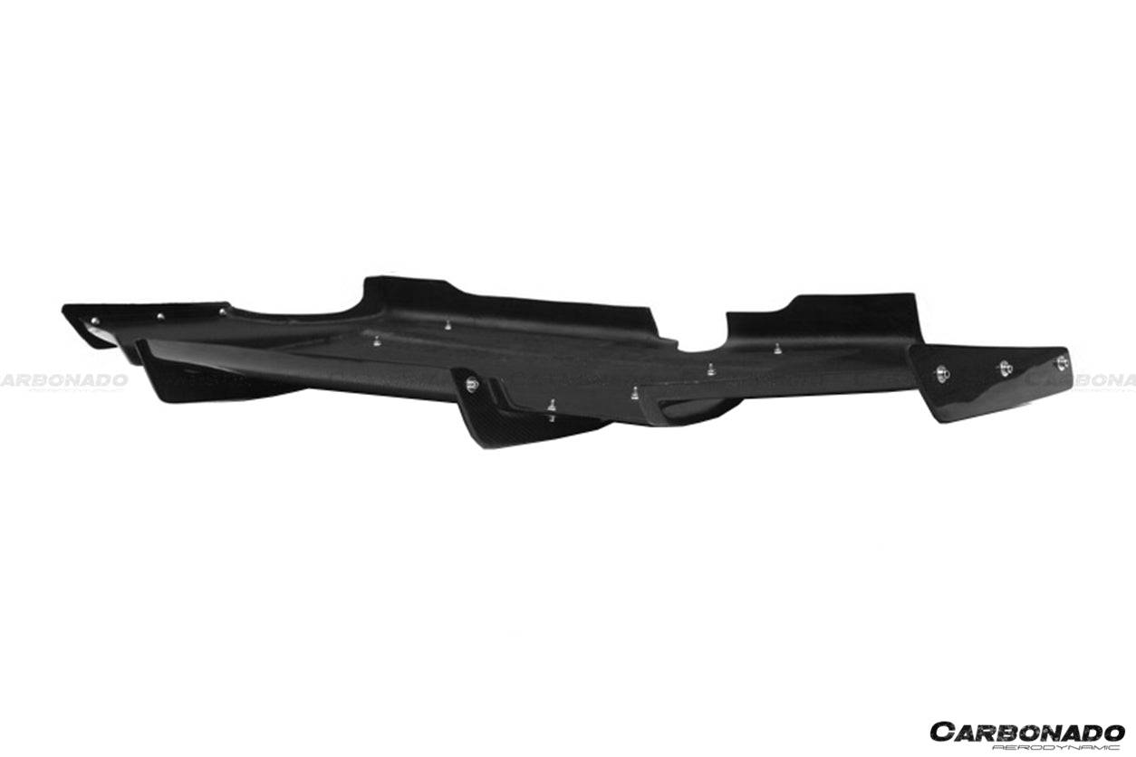 Carbonado 2008-2016 Mitsubishi Evolution EVO10 VRS Style Carbon Fiber Rear Diffuser