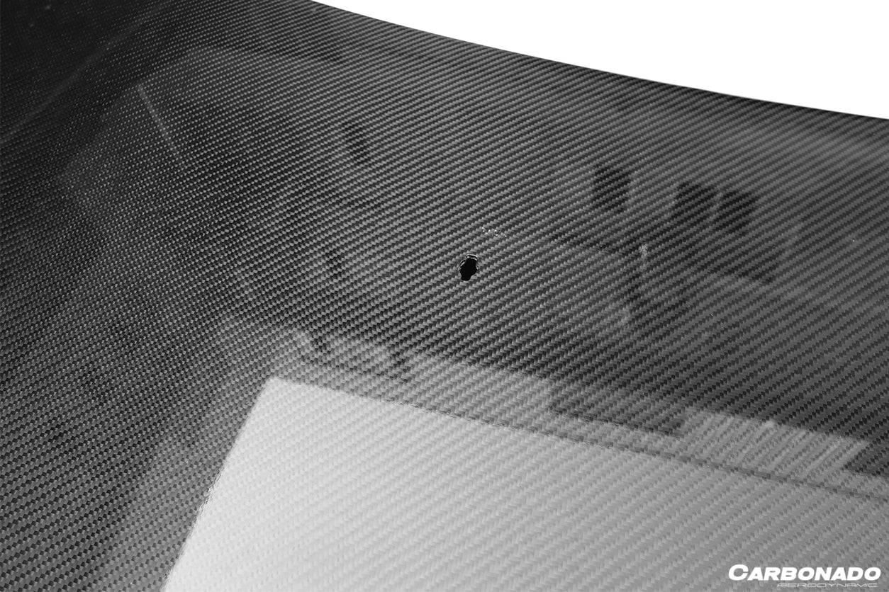 Carbonado 2008-2016 Mitsubishi Lancer OE Style Carbon Fiber Hood