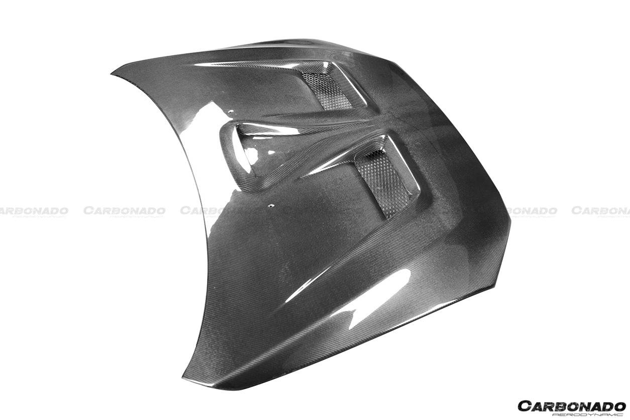 Carbonado VTX Style Carbon Fiber Hood | 2008-2016 Mitsubishi Lancer