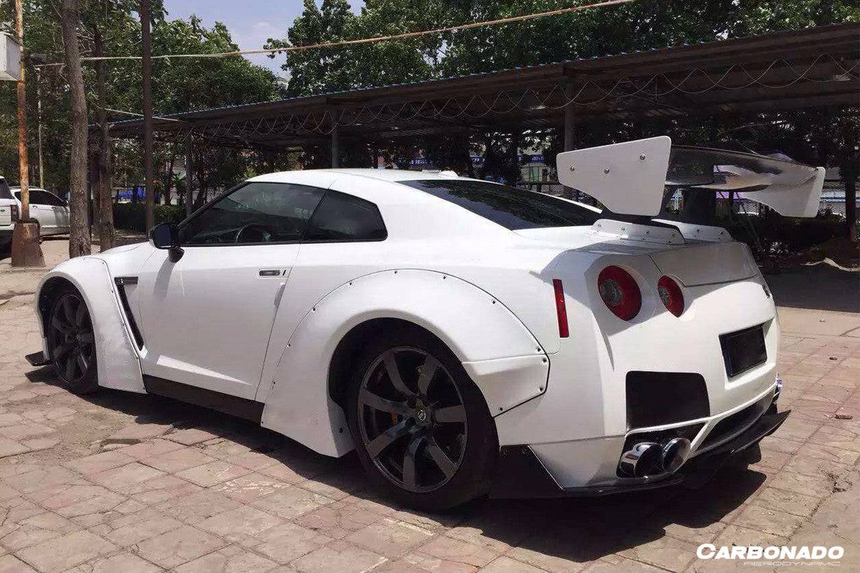 Carbonado 2008-2016 Nissan GTR R35 CBA DBA DE Style Wide Fender Flares