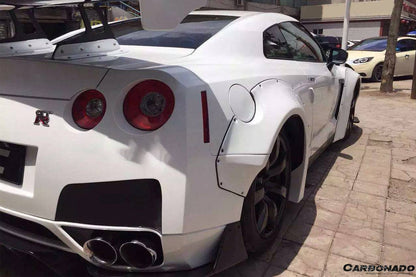 Carbonado 2008-2016 Nissan GTR R35 CBA DBA DE Style Wide Fender Flares