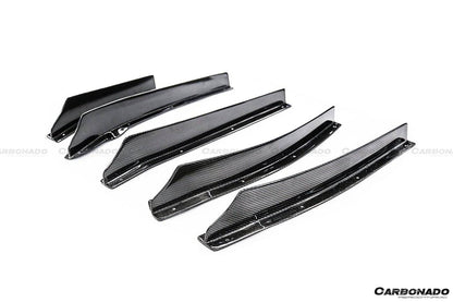 Carbonado 2012-2023 Nissan GTR R35 DBA  EBA BKSS Style Carbon Fiber Rear Diffuser Canards