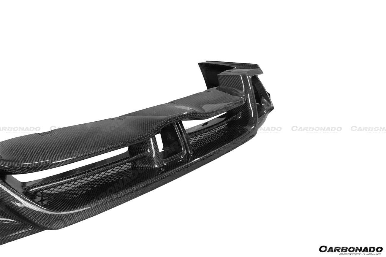 Labio difusor trasero estilo VA para Nissan GTR R35 DBA Carbonado 2012-2016