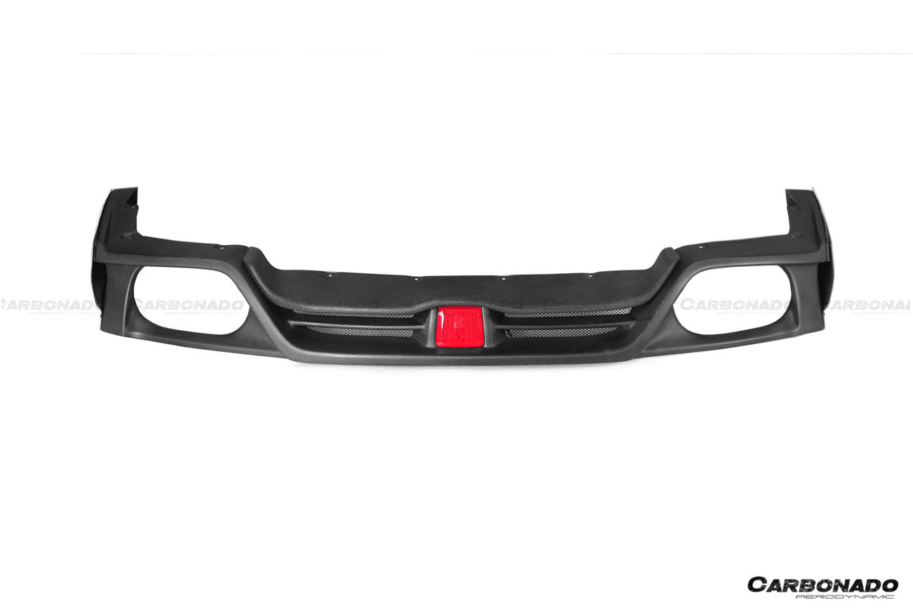 Carbonado 2008-2016 Nissan GTR R35 CBA  DBA VA Style Rear Bumper w/ Lip