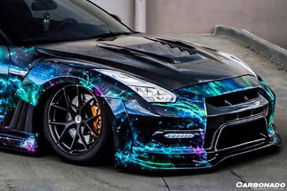 Carbonado VA Style Front Bumper | 2012-2016 Nissan GTR R35
