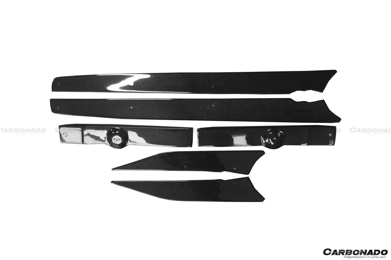 Carbonado 2012-2023 Nissan GTR R35 DBA  EBA VA Style Rear Diffuser Canards