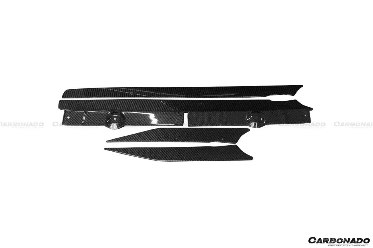 Carbonado 2012-2023 Nissan GTR R35 DBA  EBA VA Style Rear Diffuser Canards