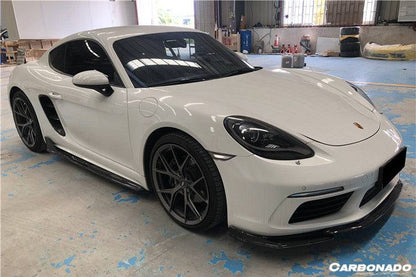 Carbonado 2017-2025 Porsche 718 Cayman Boxster AM Style Carbon Fiber Side Skirts