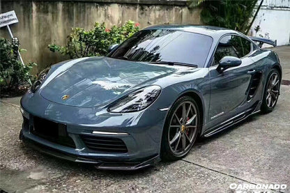 Carbonado 2017-2025 Porsche 718 Cayman Boxster AM Style Carbon Fiber Side Skirts