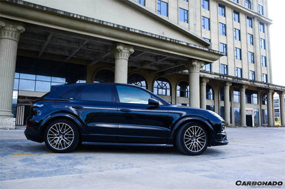 Faldones laterales estilo OD para Porsche 9Y0.1 Cayenne S E-Hybrid Carbonado 2018-2023
