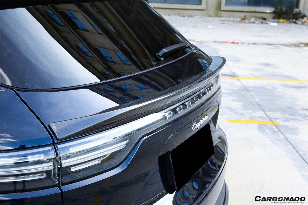 Carbonado 2018-2025 Porsche 9Y0 Cayenne S    GTS    E-Hybrid OD Style Carbon Fiber Trunk Spoiler