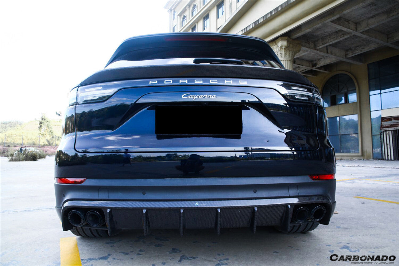 Carbonado 2018-2023 Porsche 9Y0.1 Cayenne S   E-Hybrid OD Style Rear Lip