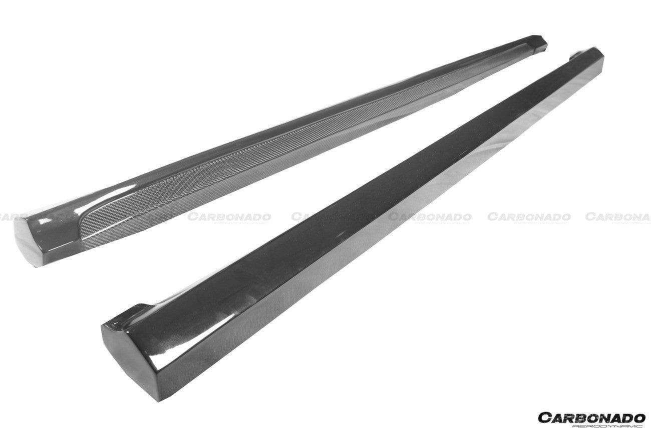Faldones laterales estilo OD para Porsche 9Y0.1 Cayenne S E-Hybrid Carbonado 2018-2023