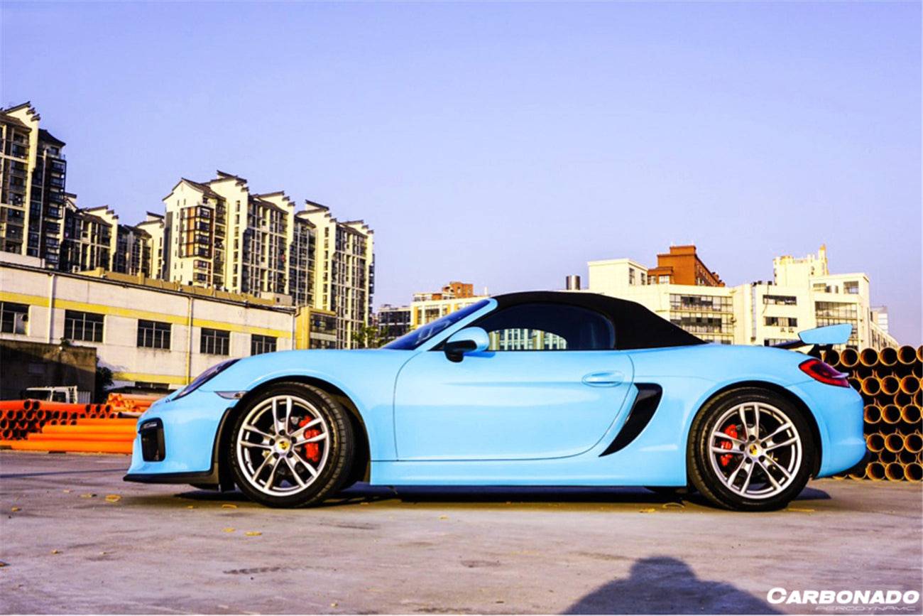 Tomas de aire laterales estilo Porsche 981 Boxster Cayman GT4 Carbonado 2012-2016