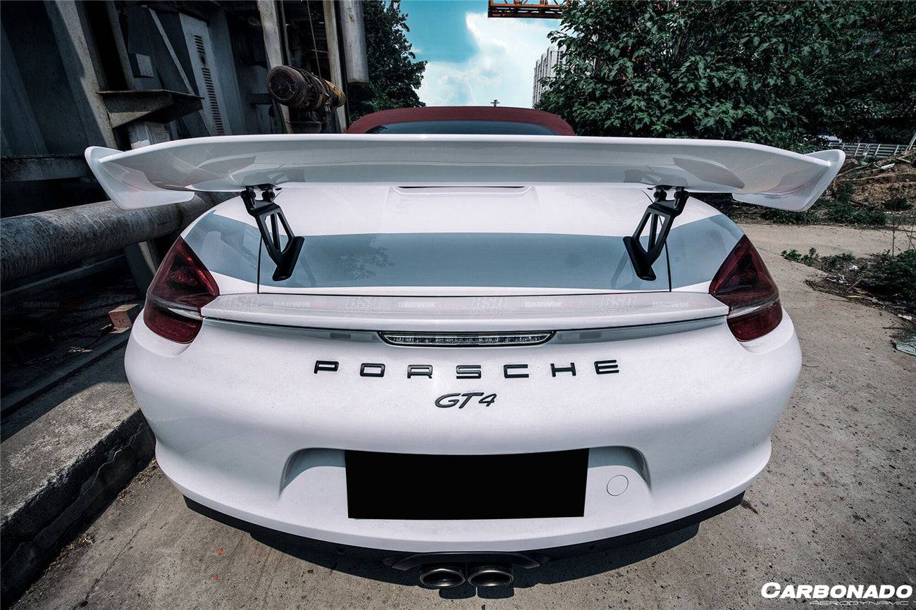 Carbonado 2012-2016 Porsche 981 Boxster  Cayman GT4 Style Trunk Spoiler
