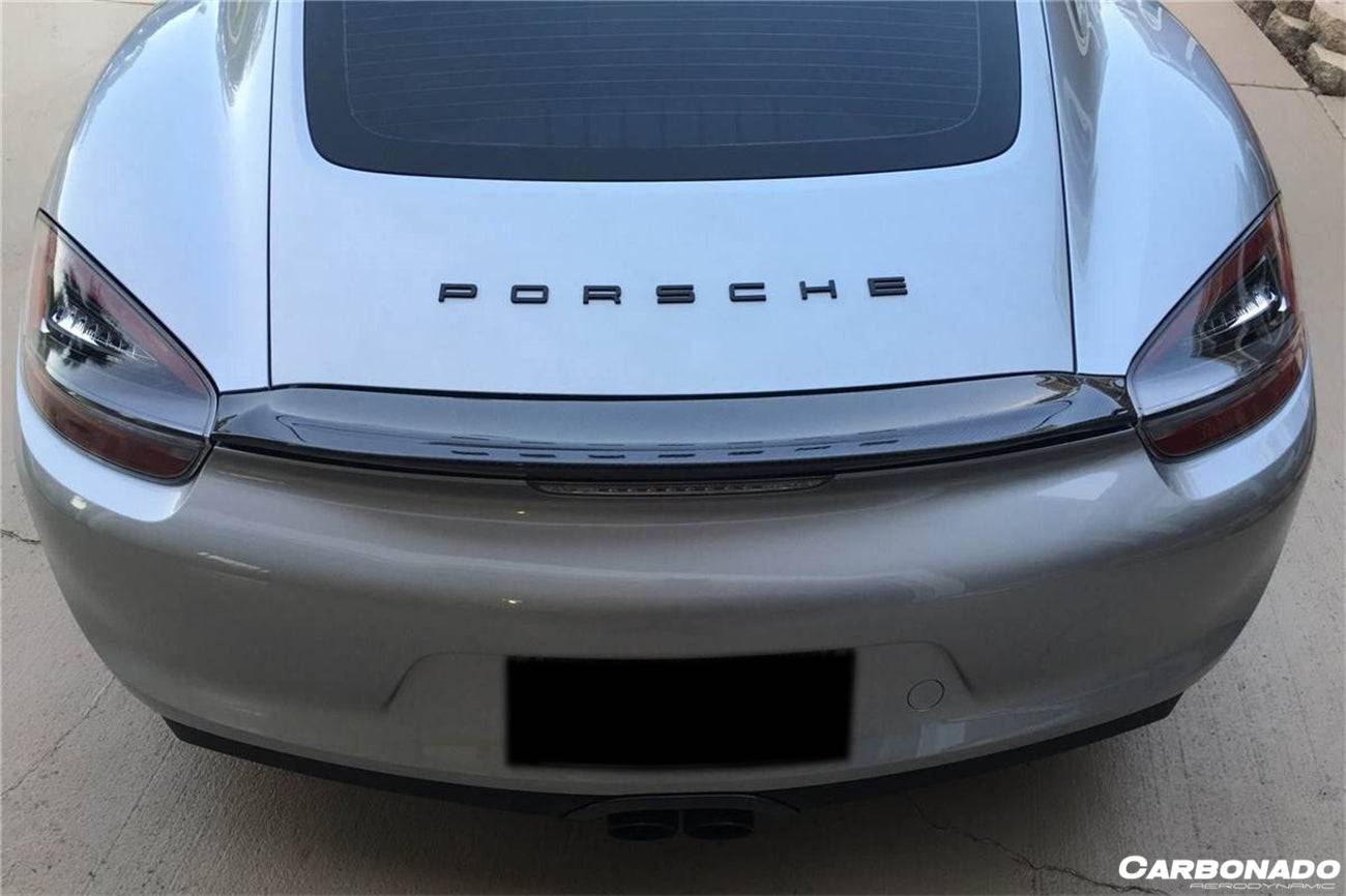 Carbonado 2012-2016 Porsche Boxster And Cayman 981 SPY Style Spoiler