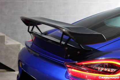 Alerón de maletero estilo Porsche 981 Cayman TA Carbonado 2012-2016